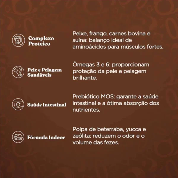 Informações escritas em branco sobre o fundo marrom para representar a palavra-chave quatree gourmet composição.