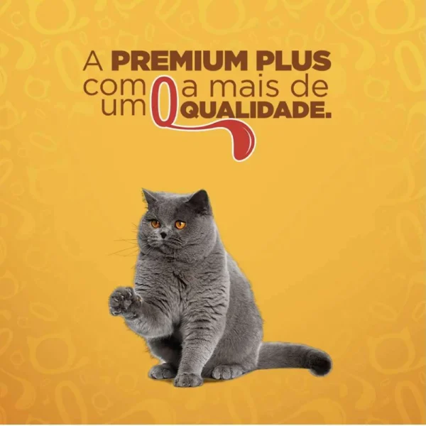 Imagem ilustrativa de um gato cinza para representar a palavra-chave ração quatree gourmet gatos.