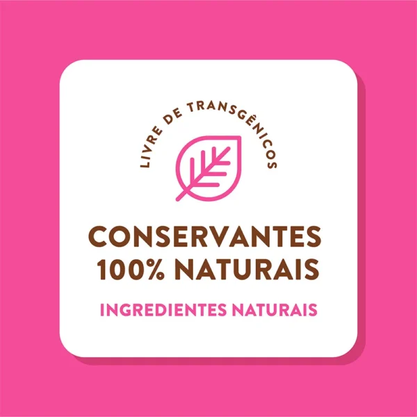 Informação de presença de conservantes naturais para representar a palavra-chave quatree gatos salmão.