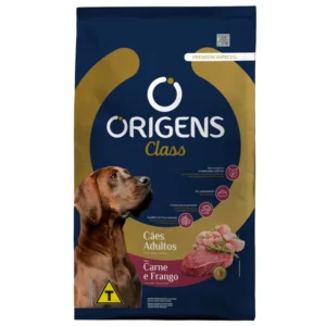 Pacote de ração origens especial class para cães adultos. Falando sobre a origens premium especial class cães adultos carne e frango.