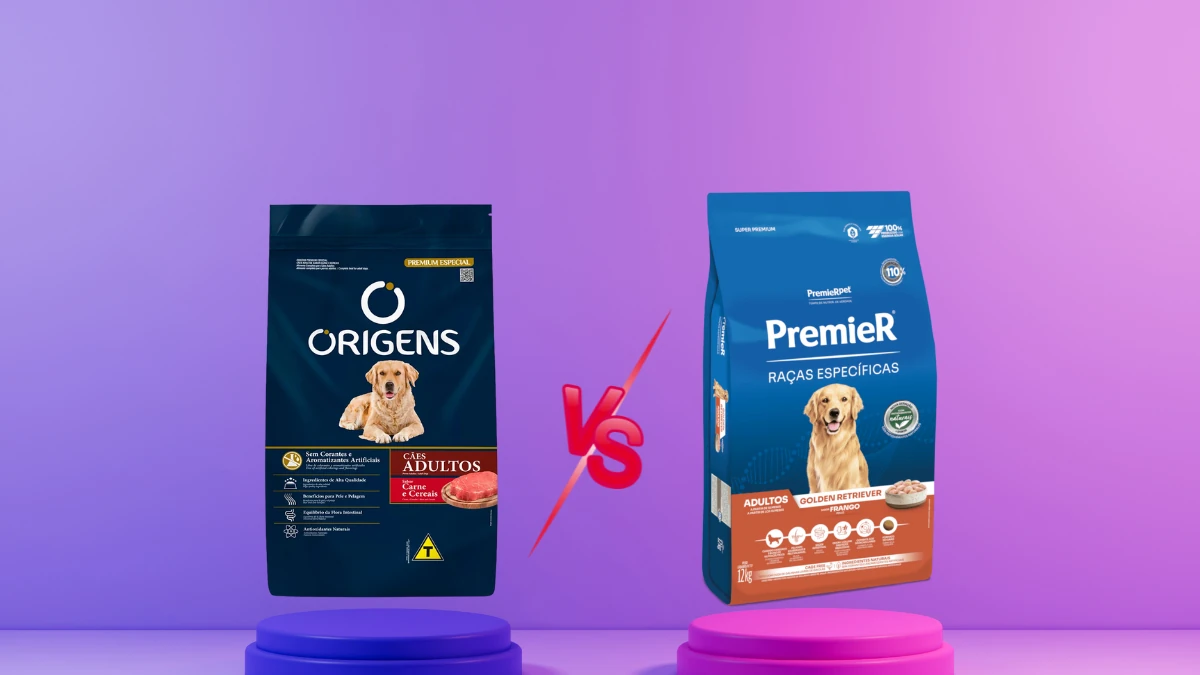 comparativo para saber qual a melhor ração origens ou premier.