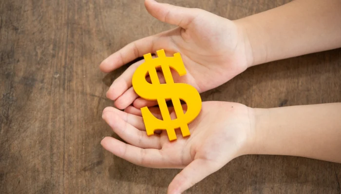 Teste felino: qual vence, Quatree ou Premier? 2 Mãos em concha para segurar o símbolo amarelo de dinheiro para representar a palavra-chave qual a melhor ração para gato castrado.