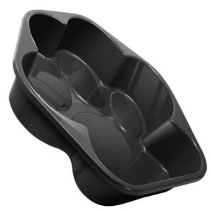 Caixa de areia plastica formato de patas na cor prerta para representar a palavra-chave Caixa de Areia para Gatos