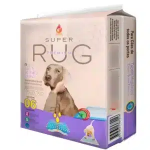 Embalagem de tapete higiênico para cachorro premium 6 unds usado para treinamento e higiene de animais domésticos
