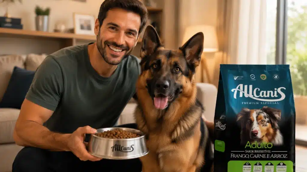 Troca de ração do cachorro: Como fazer sem dar diarreia 1 racao allcanis adulto