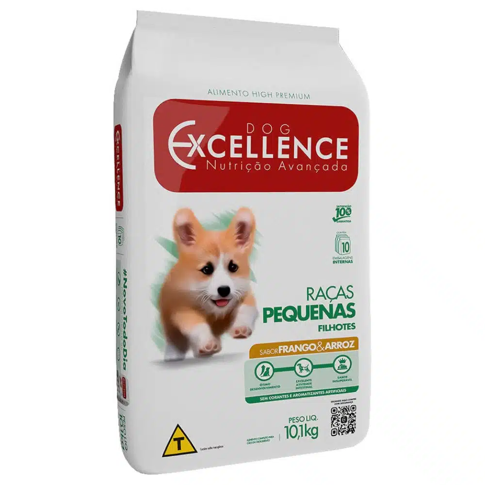 Ração Dog Excellence para Filhotes Pequenos 10,1Kg