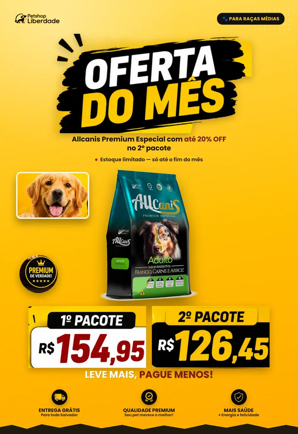 ração allcanis aduklto